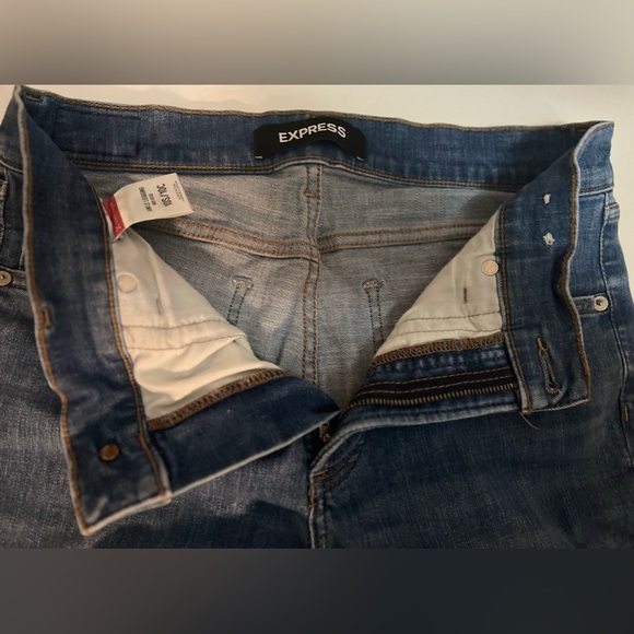 EXPRESS Jeans Ankle legging mid rise size 10S - Picture 6 of 6